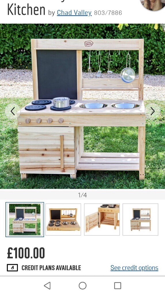 chad valley mud kitchen